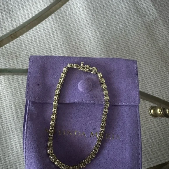 Melinda Maria Bezel Set Tennis Bracelet - Picture 2 of 5